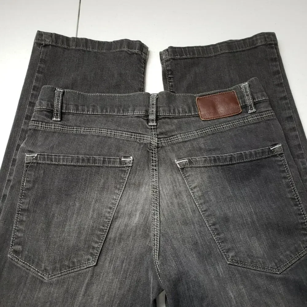 Trigger Jeans Premium Faded Black Denim Jeans 32 - Picture 6 of 7